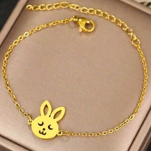 Gold Bunny Bracelet